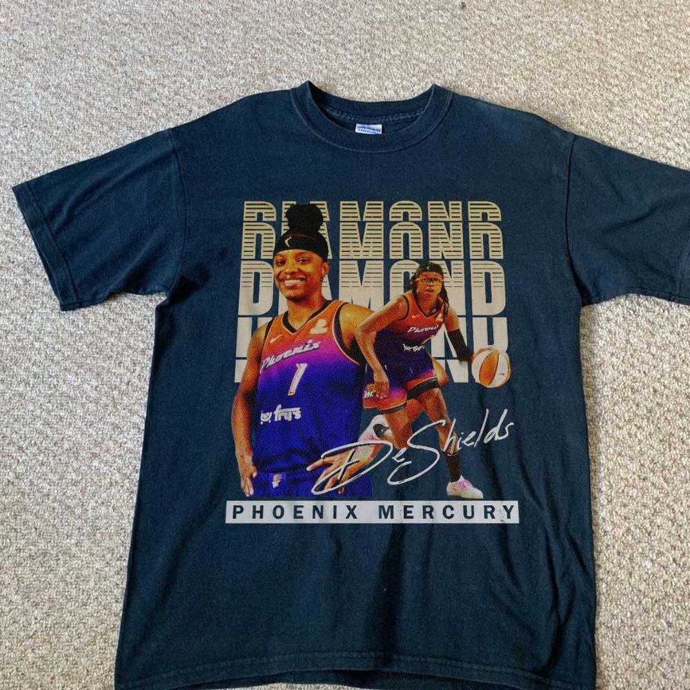 Diamond Deshields Unisex Black T-Shirt